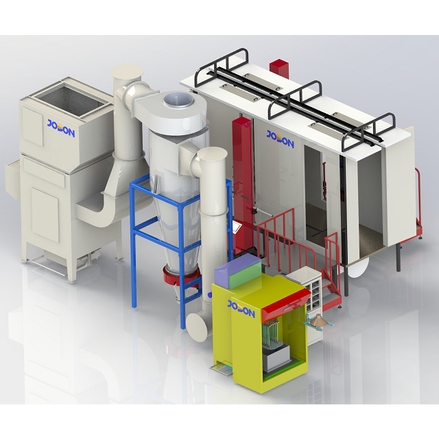 PVC静電粉体塗装スプレーブース装置