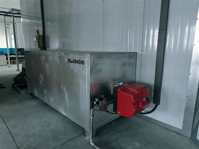 粉体塗装ライン硬化炉用ガス加熱システム